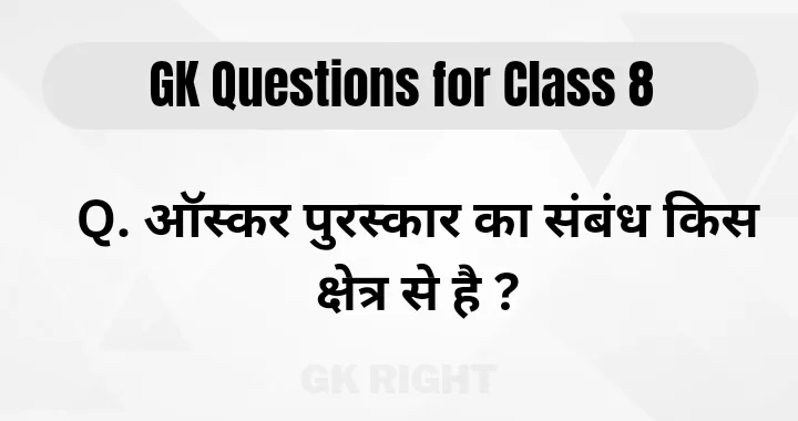 Top 100 GK Questions for Class 8
